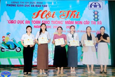 TRƯỜNG MN PHỔ CƯỜNG THAM DỰ TỔNG KẾT HỘI THI “GIÁO DỤC AN TOÀN GIAO THÔNG “ BẬC MẦM NON NĂM HỌC 2023-2024”